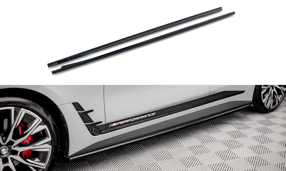 Seitenschweller Erweiterung V.2 für BMW i4 M-Paket G26 von Maxton Design