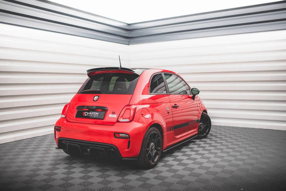 Seitliche Heck Diffusor Erweiterung für Fiat 500 Abarth Facelift von Maxton Design