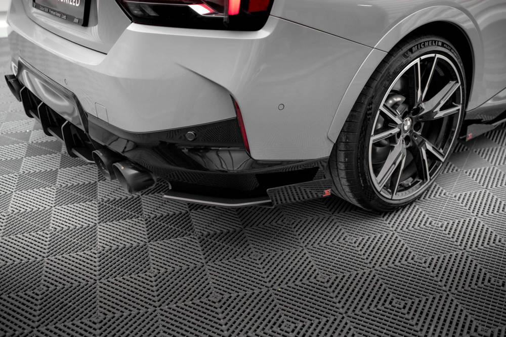 Seitliche Heck Diffusor Erweiterung V.2 für Audi A4 B9 8W S-Line von Maxton Design