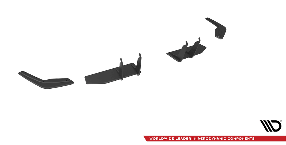 Zentraler Hinterer Splitter mit Flaps für Honda Civic X Sport von Maxton Design