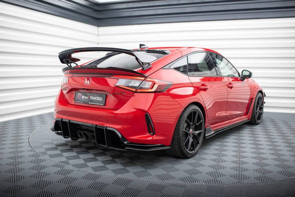 Zentraler Hinterer Splitter mit Flaps für Honda Civic X Sport von Maxton Design