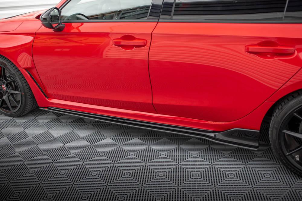 Seitenschweller Erweiterung mit Flaps für Honda Civic X Sport von Maxton Design