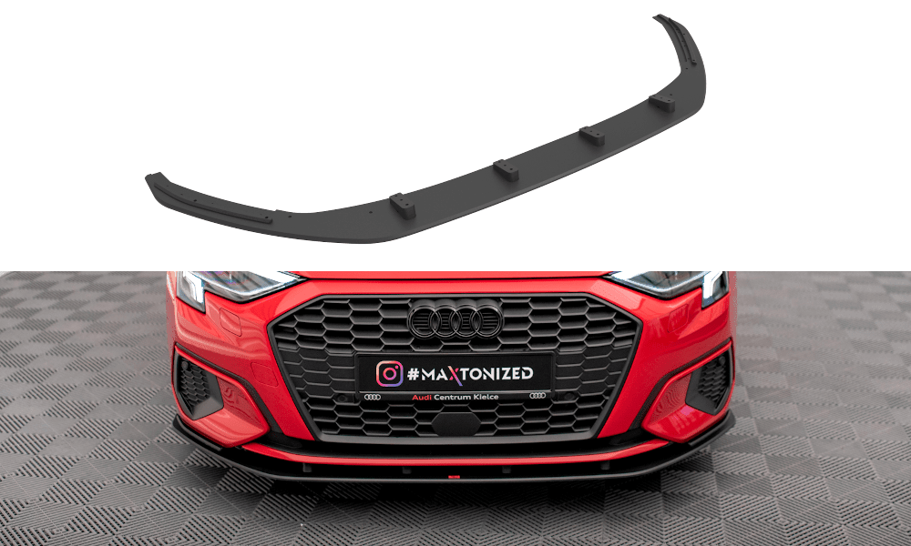 Front Lippe / Front Splitter / Frontansatz für Fiat 500 Abarth Facelift von Maxton Design