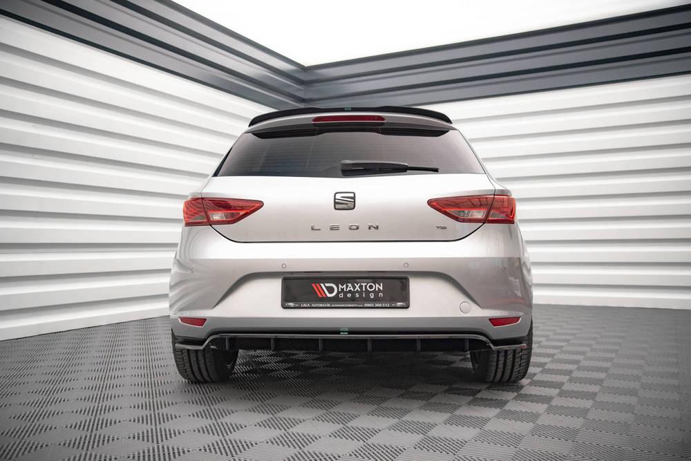 Zentraler hinterer Splitter für Seat Leon Hatchback Mk3 von Maxton Design