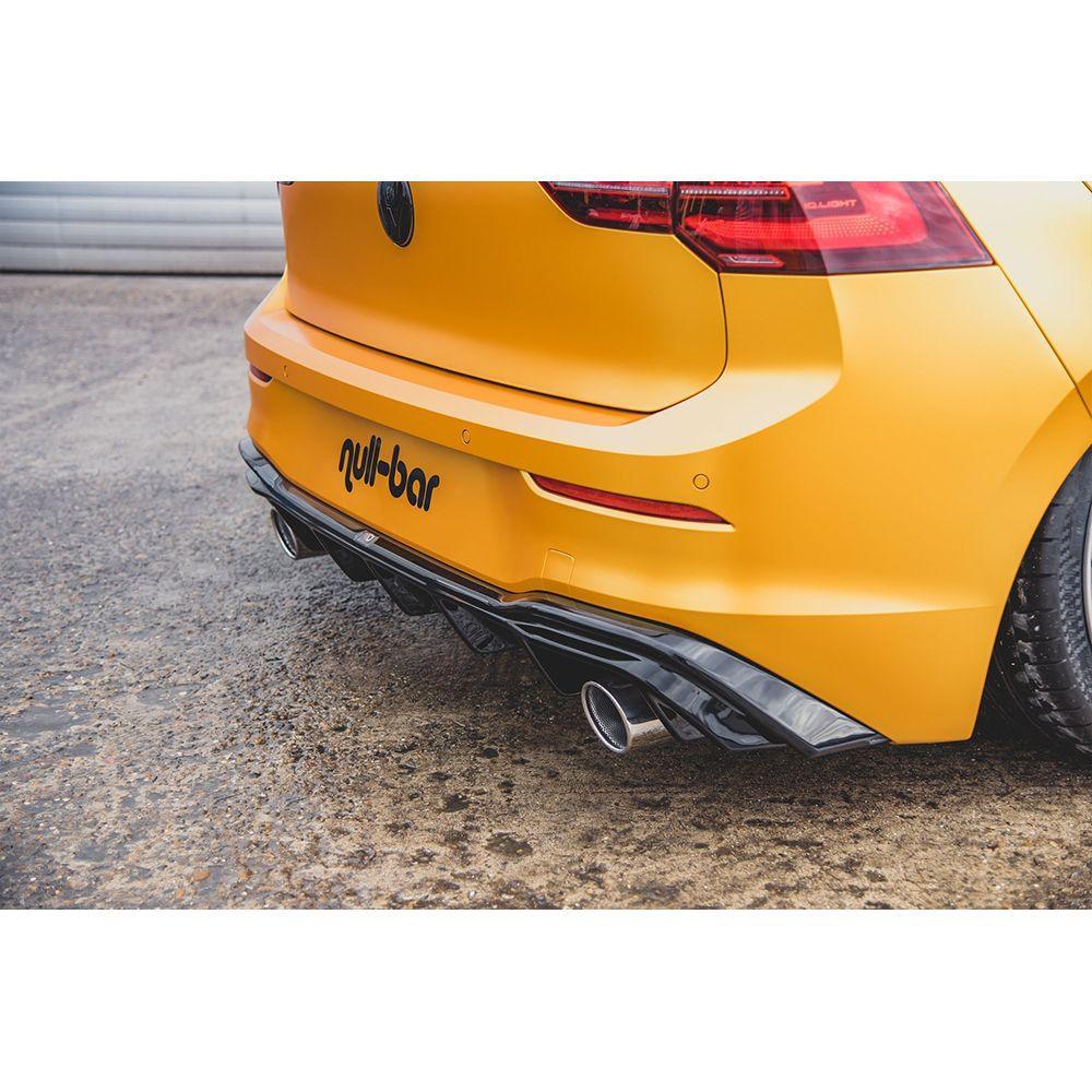 Heck Diffusor im Set mit Auspuff für VW Golf 8 für perfekten GTI Look von Maxton Design - UPGRADEMYCAR