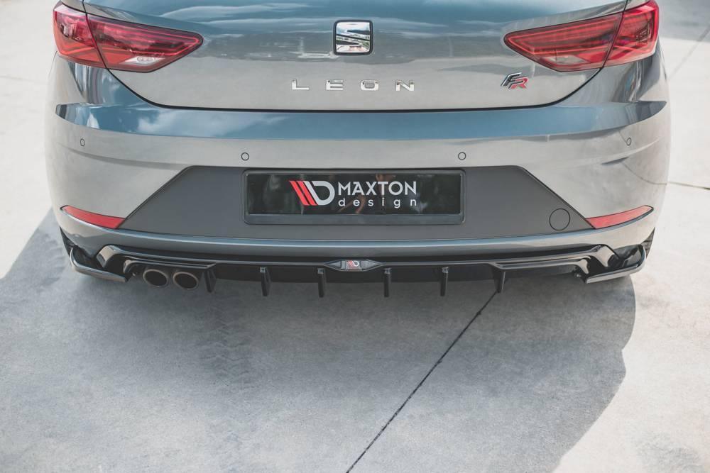 Heck Diffusoransatz für Seat Leon Mk3 FR Facelift von Maxton Design