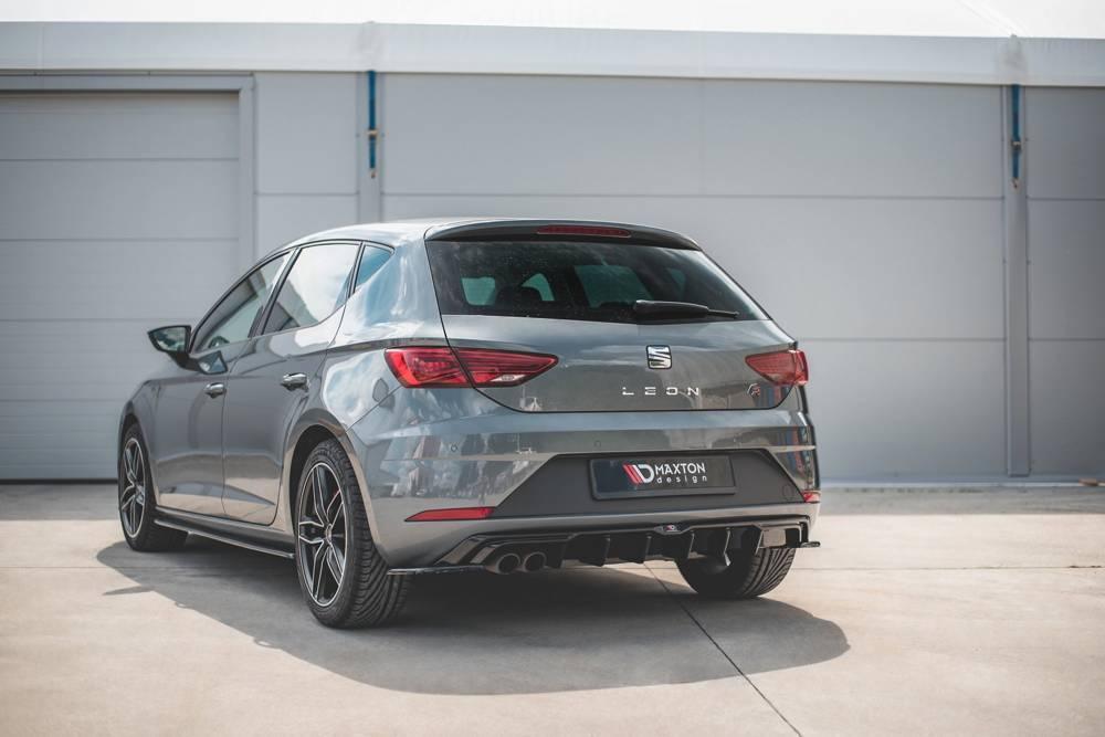Heck Diffusoransatz für Seat Leon Mk3 FR Facelift von Maxton Design