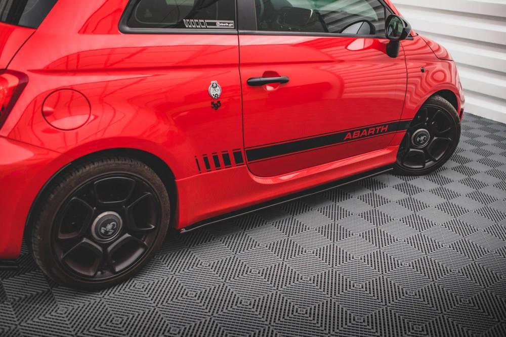 Seitenschweller Erweiterung für Fiat 500 Abarth Facelift von Maxton Design