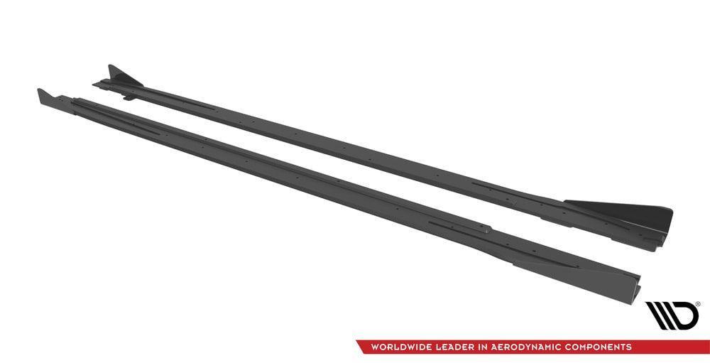 Seitenschweller Erweiterung + Flaps für Audi S3 / A3 S-Line 8Y von Maxton Design