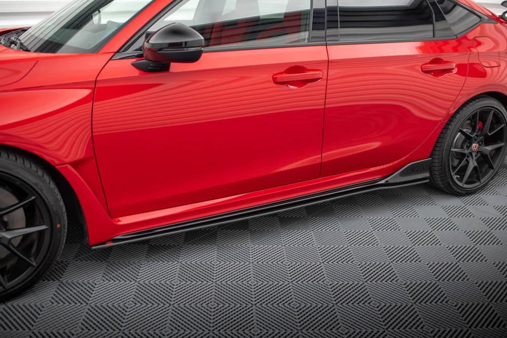 Seitenschweller Erweiterung mit Flaps für Honda Civic X Sport von Maxton Design