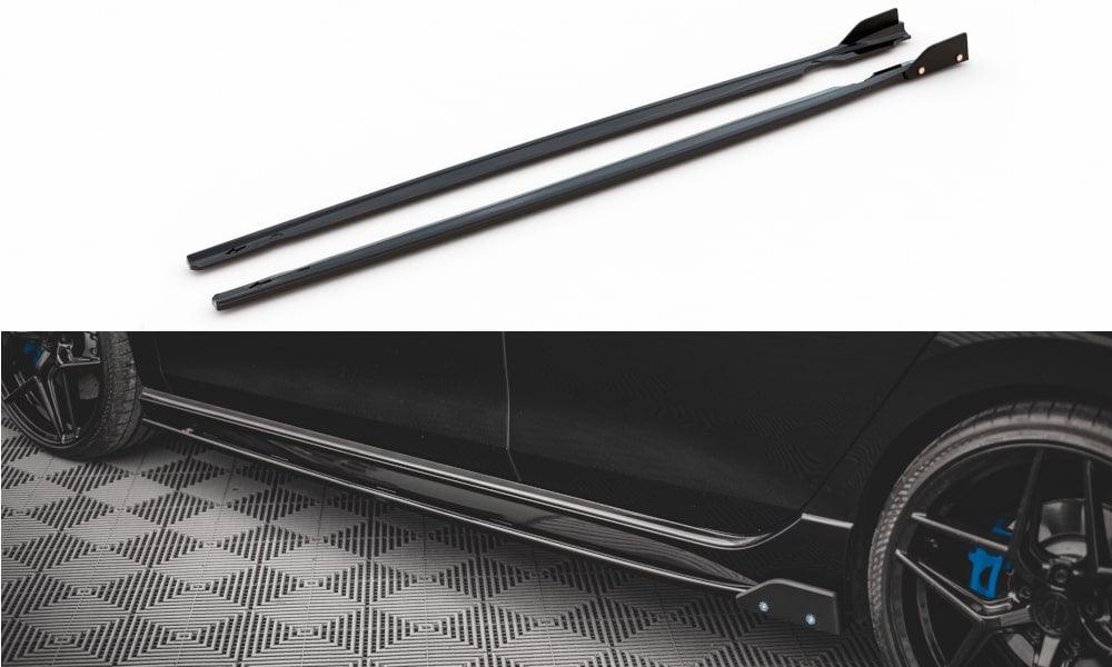 Seitenschweller Erweiterung V.2 mit Flaps für VW Golf 8 GTI / GTI Clubsport von Maxton Design