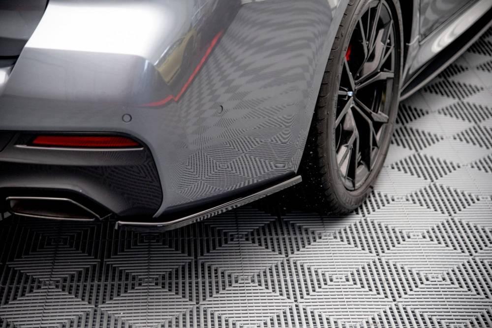 Seitliche Heck Diffusor Erweiterung für BMW 5 G30 Facelift M-Paket von Maxton Design