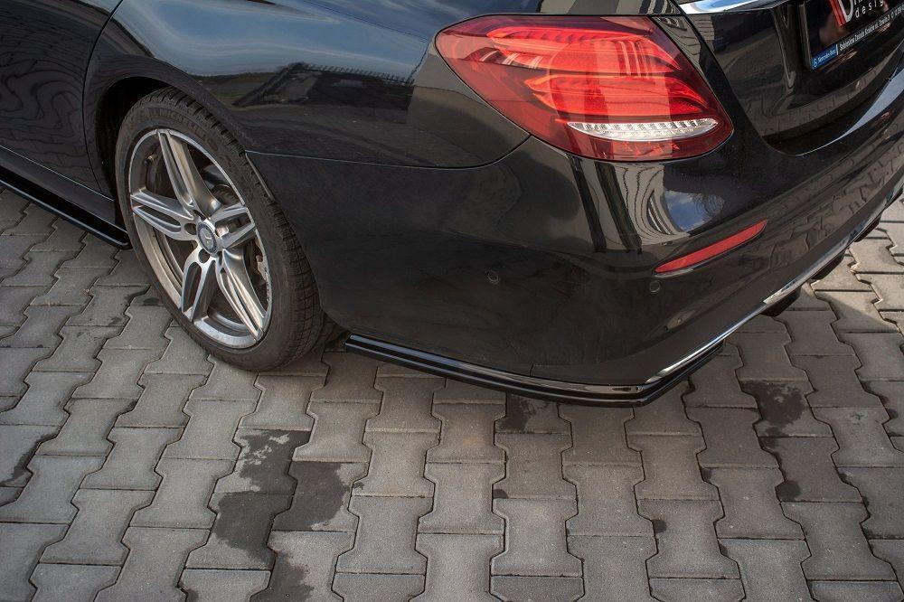 Seitliche Heck Diffusor Erweiterung für Mercedes E-Klasse E43 AMG / AMG-Line W213 von Maxton Design - UPGRADEMYCAR