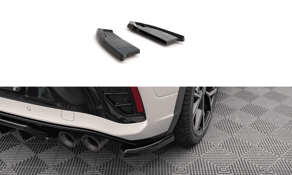 Seitliche Heck Diffusor Erweiterung für VW T-Roc R A11 Facelift von Maxton Design