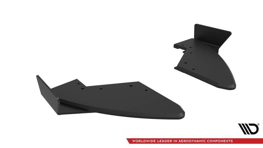 Seitliche Heck Diffusor Erweiterung Street Pro mit Flaps für Audi TTS 8S von Maxton Design