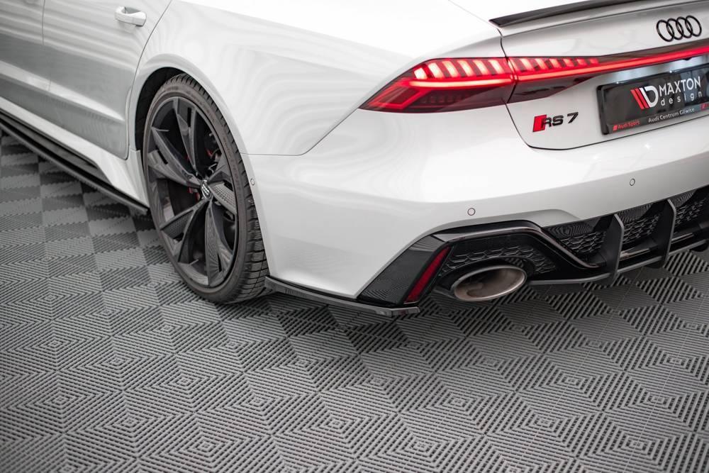 Seitliche Heck Diffusor Erweiterung V.1 für Audi RS7 C8 von Maxton Design