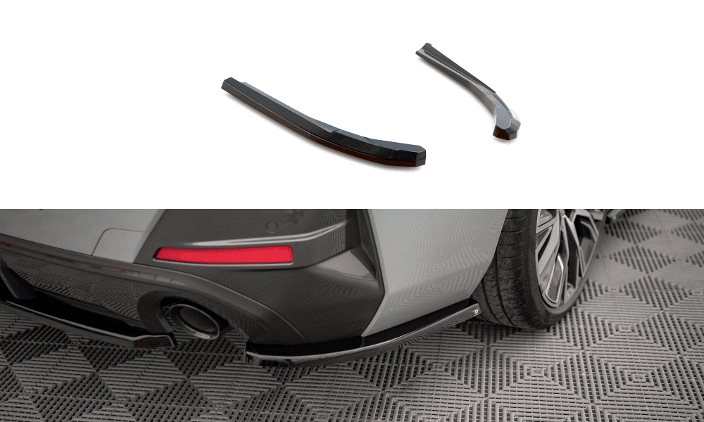 Seitliche Heck Diffusor Erweiterung V.1 für BMW 4er Gran Coupe M-Paket G26 von Maxton Design