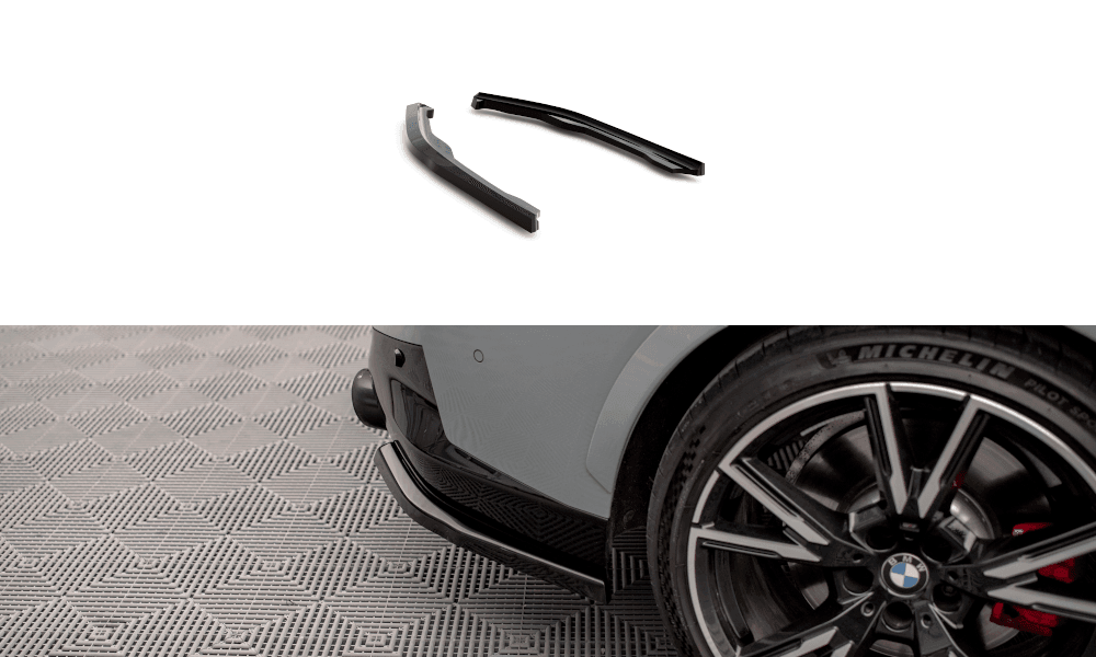 Seitliche Heck Diffusor Erweiterung V.2 für BMW 2 Coupe M240i G42 von Maxton Design
