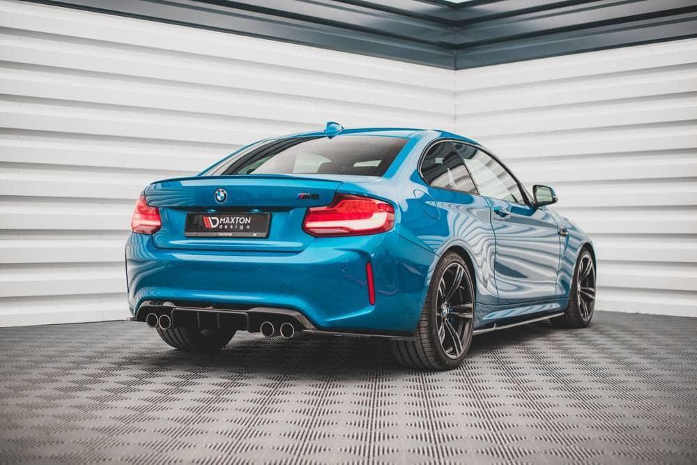 Seitliche Heck Diffusor Erweiterung V.3 für BMW M2 F87 von Maxton Design