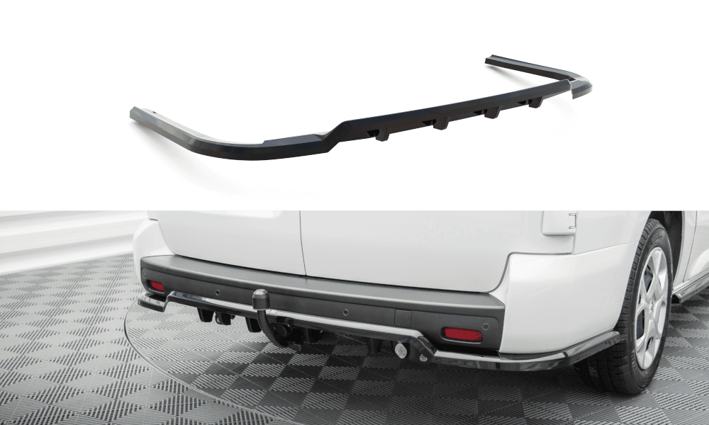 Zentraler Hinterer Splitter für Citroen Jumpy MK3 von Maxton Design