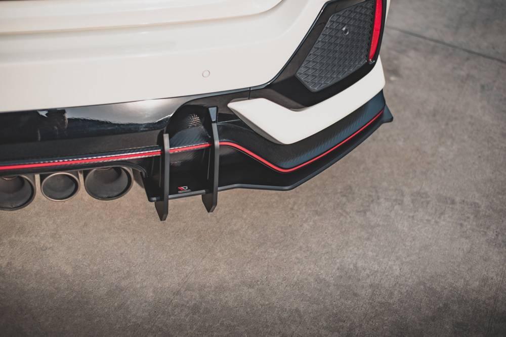 Zentraler Hinterer Splitter Racing V.2 für Honda Civic X Type R von Maxton Design
