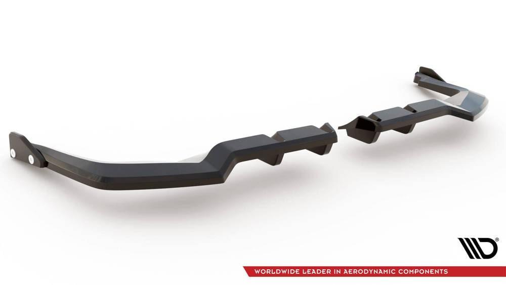 Zentraler Hinterer Splitter mit Flaps für Honda Civic X Sport von Maxton Design