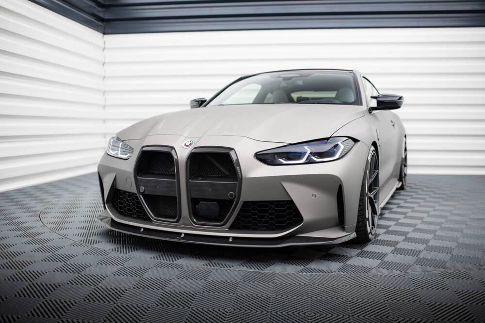 Carbon Front Lippe / Front Splitter / Frontansatz V.3 für BMW M3 G80 von Maxton Design