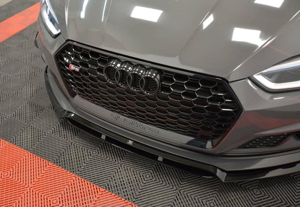 Front Lippe / Front Splitter / Frontansatz für Audi A5 F5 S-Line von Maxton Design - UPGRADEMYCAR