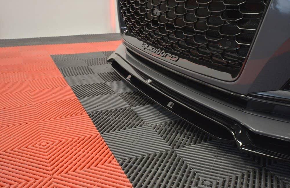 Front Lippe / Front Splitter / Frontansatz für Audi A5 F5 S-Line von Maxton Design - UPGRADEMYCAR
