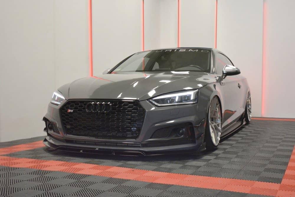 Front Lippe / Front Splitter / Frontansatz für Audi A5 F5 S-Line von Maxton Design - UPGRADEMYCAR