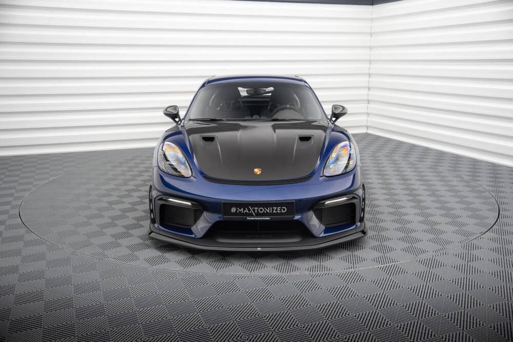 Front Lippe / Front Splitter / Frontansatz für Porsche 718 Cayman GT4 RS 982 von Maxton Design