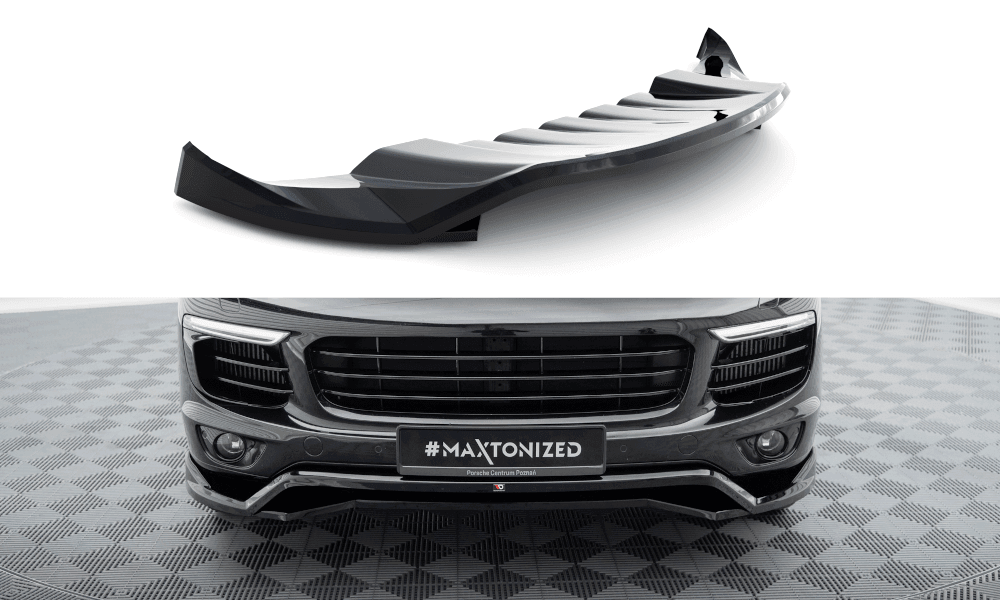 Front Lippe / Front Splitter / Frontansatz für Porsche Cayenne 958 (MK2) Facelift von Maxton Design
