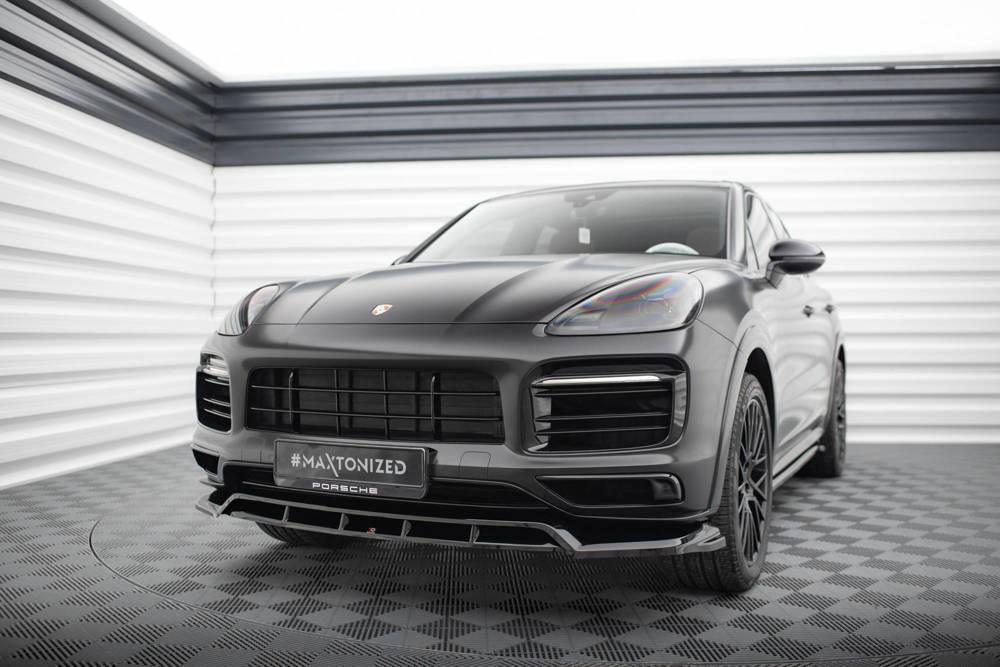 Front Lippe / Front Splitter / Frontansatz für Porsche Cayenne Sport Design 9Y MK3 von Maxton Design