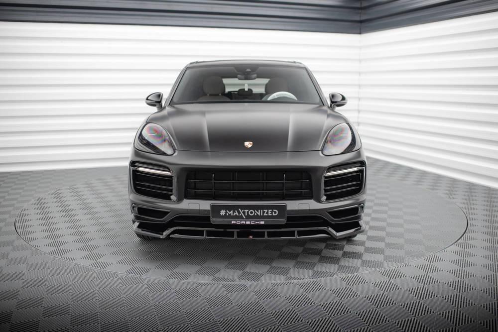 Front Lippe / Front Splitter / Frontansatz für Porsche Cayenne Sport Design 9Y MK3 von Maxton Design