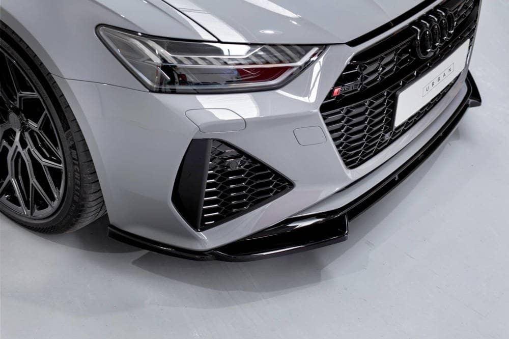 Front Lippe / Front Splitter / Frontansatz V.1 für Audi RS6 C8 von Maxton Design - UPGRADEMYCAR