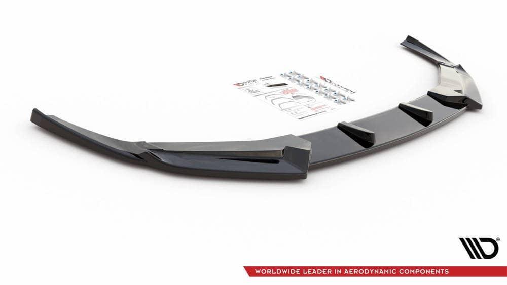 Front Lippe / Front Splitter / Frontansatz V.1 für Audi RS6 C8 von Maxton Design - UPGRADEMYCAR