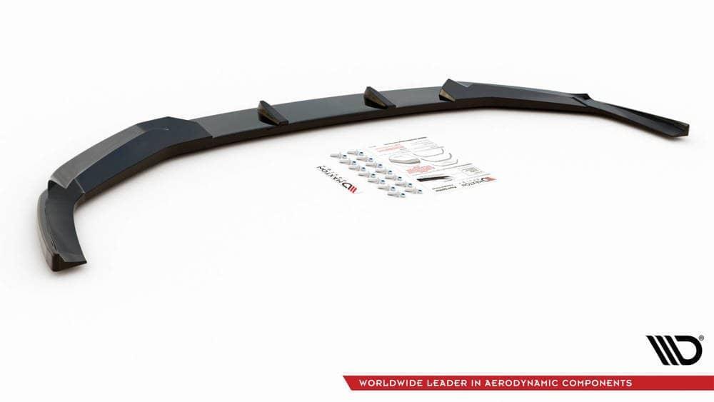 Front Lippe / Front Splitter / Frontansatz V.1 für Audi RS6 C8 von Maxton Design - UPGRADEMYCAR