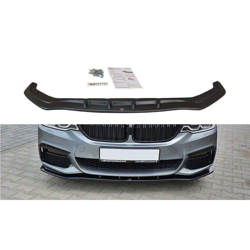 Front Lippe / Front Splitter / Frontansatz V.1 für BMW 5er G30 / G31 M-Paket von Maxton Design - UPGRADEMYCAR