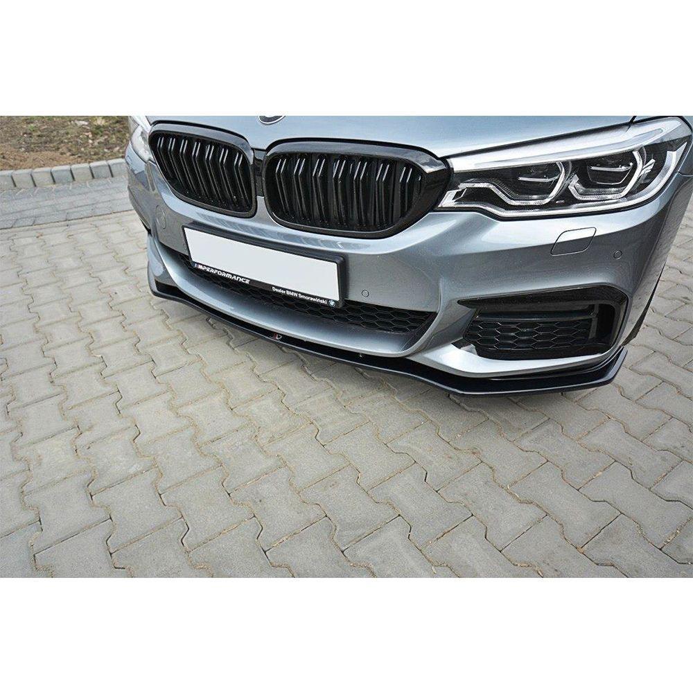 Front Lippe / Front Splitter / Frontansatz V.1 für BMW 5er G30 / G31 M-Paket von Maxton Design - UPGRADEMYCAR
