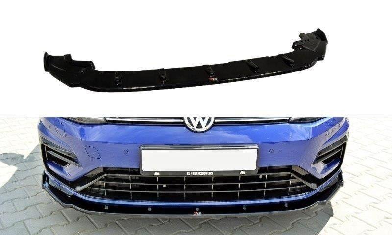 Front Lippe / Front Splitter / Frontansatz V.1 für VW Golf 7 R Facelift von Maxton Design - UPGRADEMYCAR
