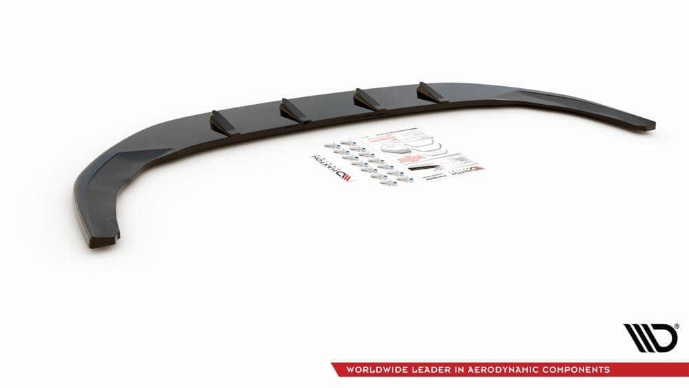 Front Lippe / Front Splitter / Frontansatz V.1 für VW Golf 8 GTI von Maxton Design - UPGRADEMYCAR