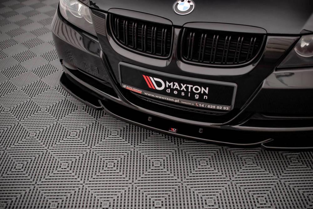 Front Lippe / Front Splitter / Frontansatz V.2 für BMW 3 E90 / E91 von Maxton Design