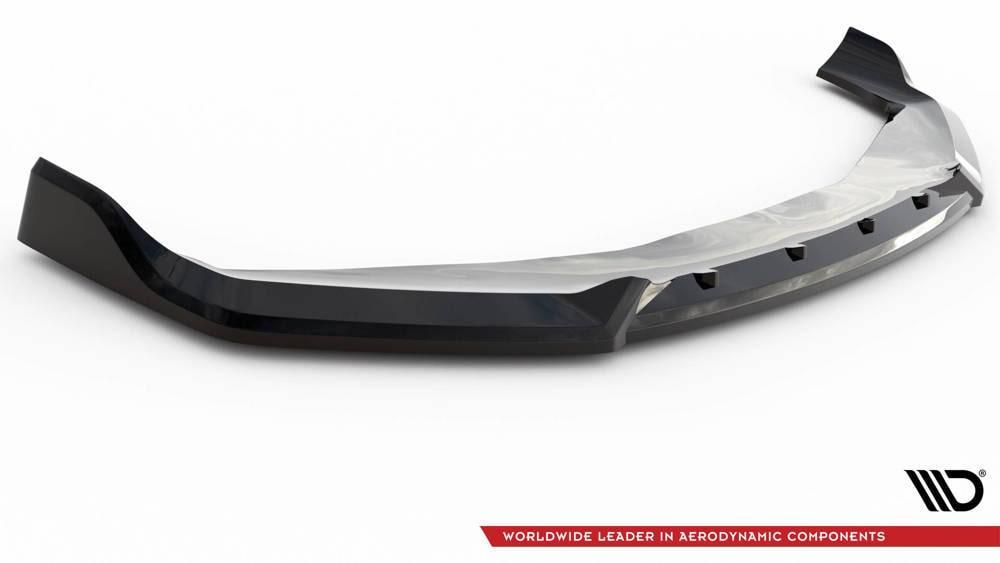 Front Lippe / Front Splitter / Frontansatz V.2 für BMW 7 G70 M-Paket / M760e von Maxton Design