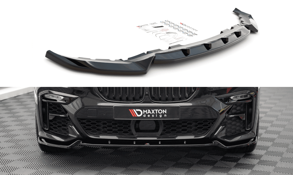 Front Splitter / Cup Schwert / Frontansatz V.2 für BMW X7 M G07 von Maxton Design