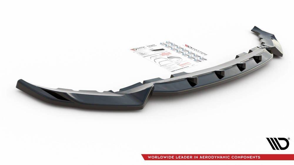 Front Splitter / Cup Schwert / Frontansatz V.2 für BMW X7 M G07 von Maxton Design