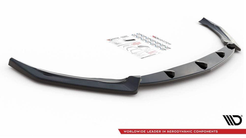 Front Diffusor / Front Splitter / Cup Schwert / Frontansatz V.2 für Mercedes-AMG CLA 45 AERO C118 von Maxton Design