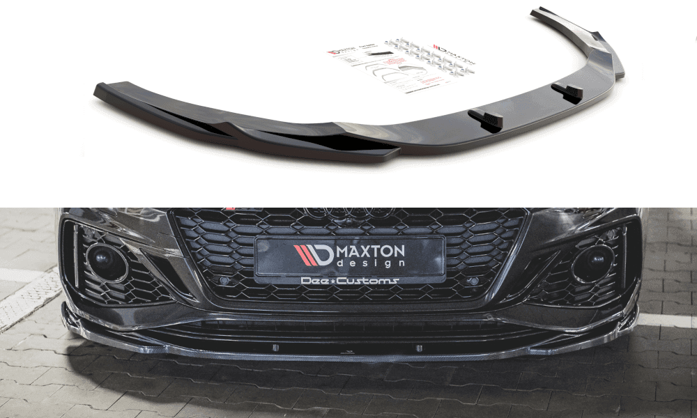 Front Lippe / Front Splitter / Frontansatz V.3 für Audi RS5 F5 Facelift von Maxton Design - UPGRADEMYCAR