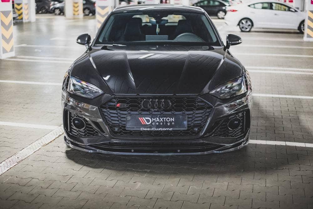 Front Lippe / Front Splitter / Frontansatz V.3 für Audi RS5 F5 Facelift von Maxton Design - UPGRADEMYCAR