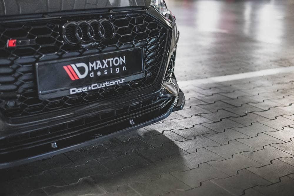 Front Lippe / Front Splitter / Frontansatz V.3 für Audi RS5 F5 Facelift von Maxton Design - UPGRADEMYCAR