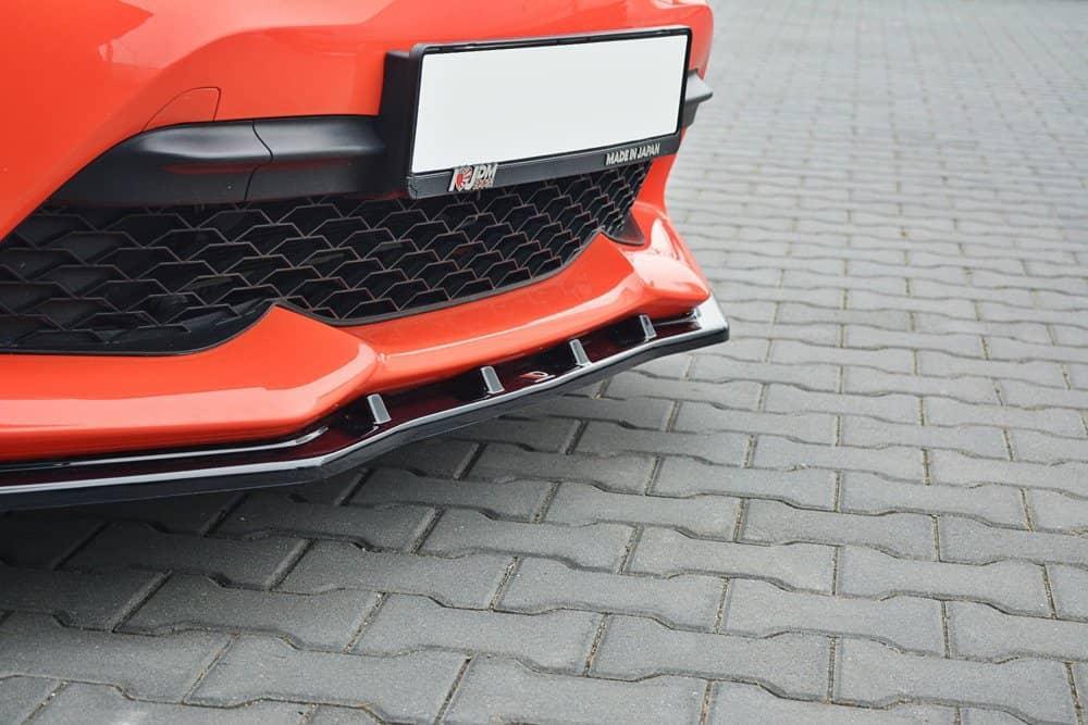 Front Splitter / Cup Schwert / Frontansatz V.3 für Toyota GT86 Facelift ZN6 von Maxton Design